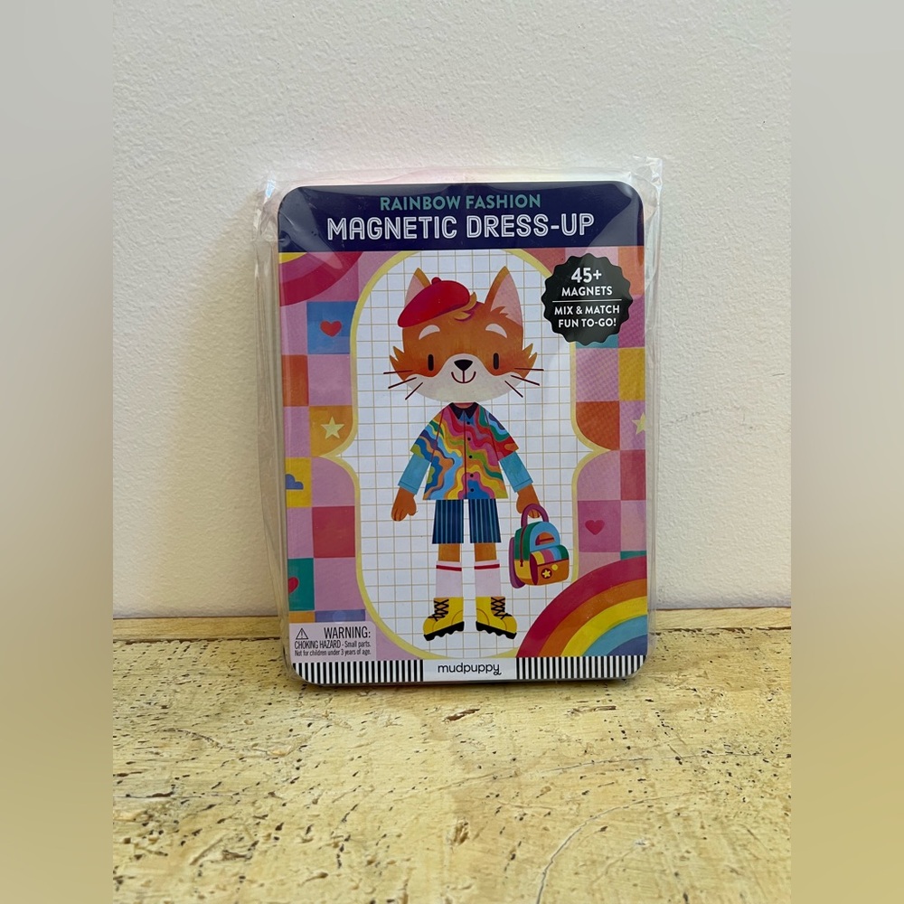 Rainbow Fashion Magnetic Dress-Up Toy